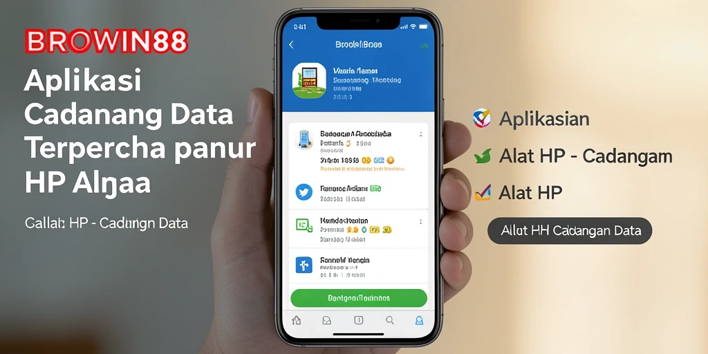 Antarmuka BROWIN88 yang intuitif untuk cadangan data.