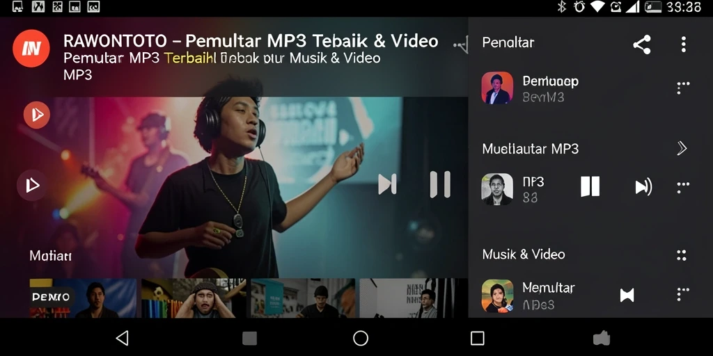Tampilan antarmuka RAWONTOTO yang menarik dan fungsional.