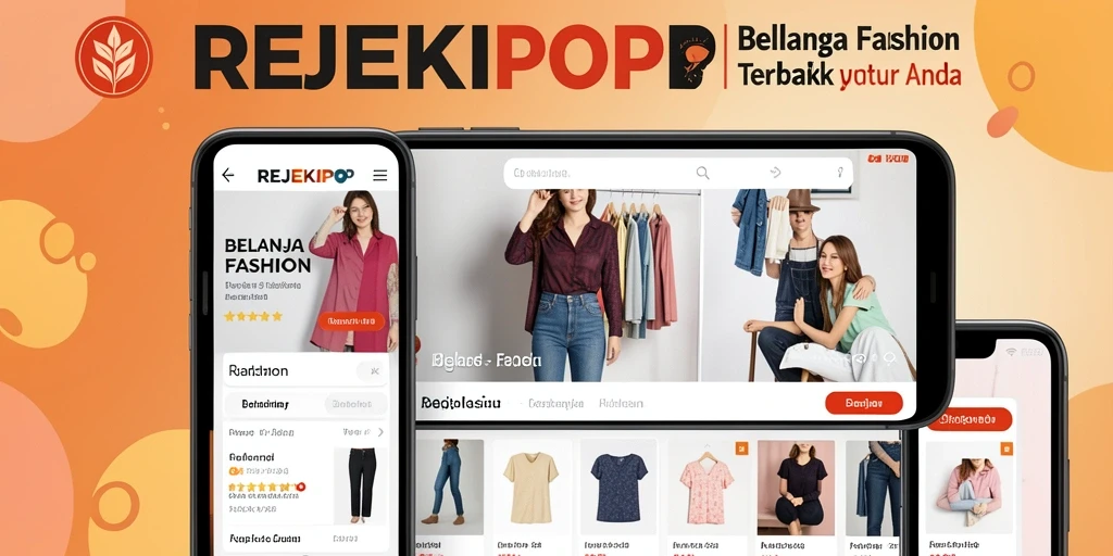Tampilan antarmuka aplikasi REJEKIPOP yang menarik dan mudah digunakan.