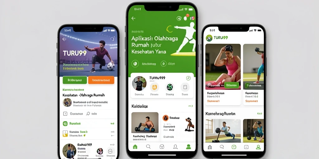 Tampilan antarmuka aplikasi TURU99 yang user-friendly dan informatif.