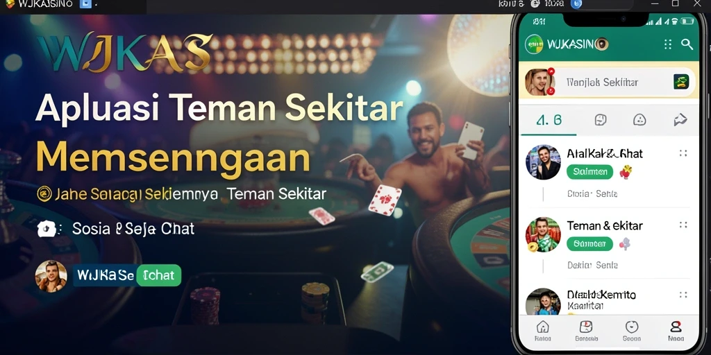 Antarmuka WJKASINO untuk interaksi sosial yang mudah.